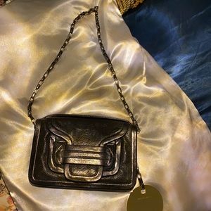 Pierre Hardy Black Leather Shoulder Bag